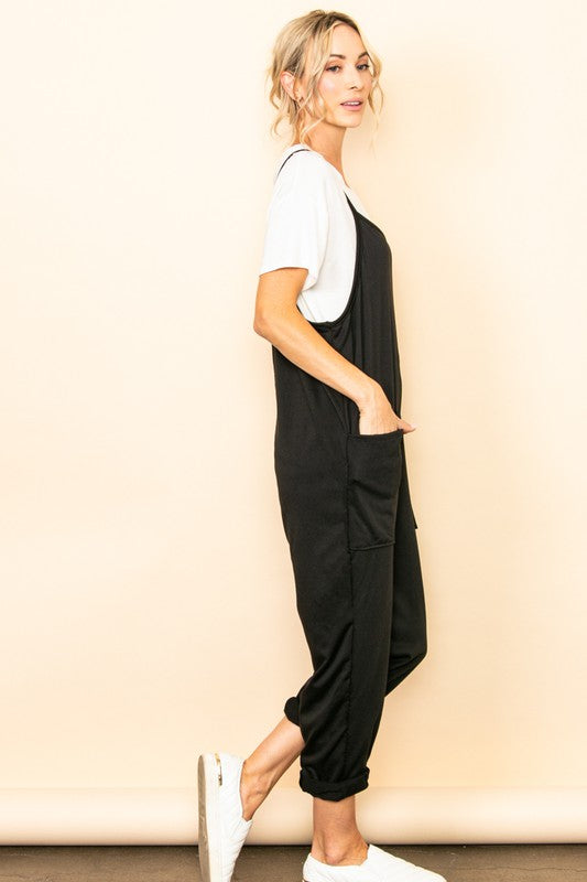 Jogger Fit Overall Jumpsuit