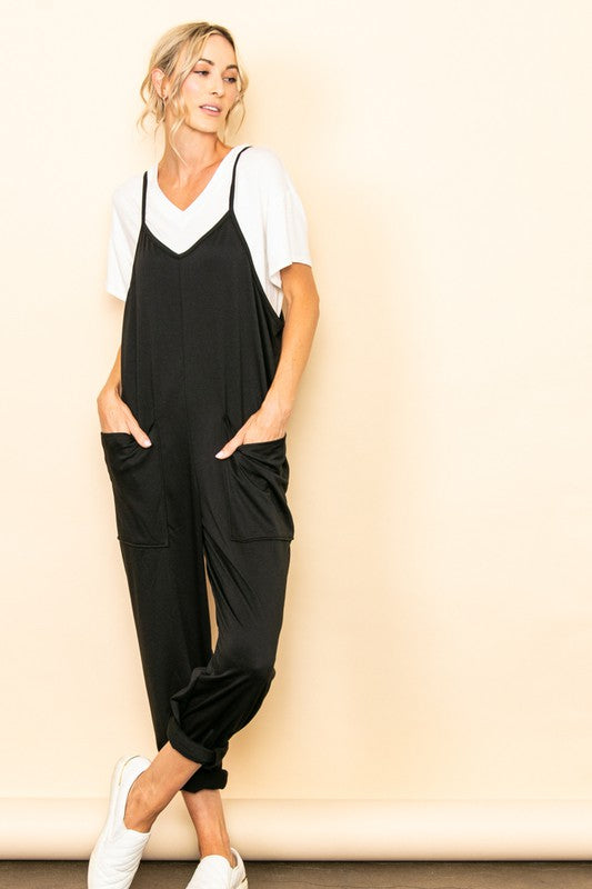 Jogger Fit Overall Jumpsuit