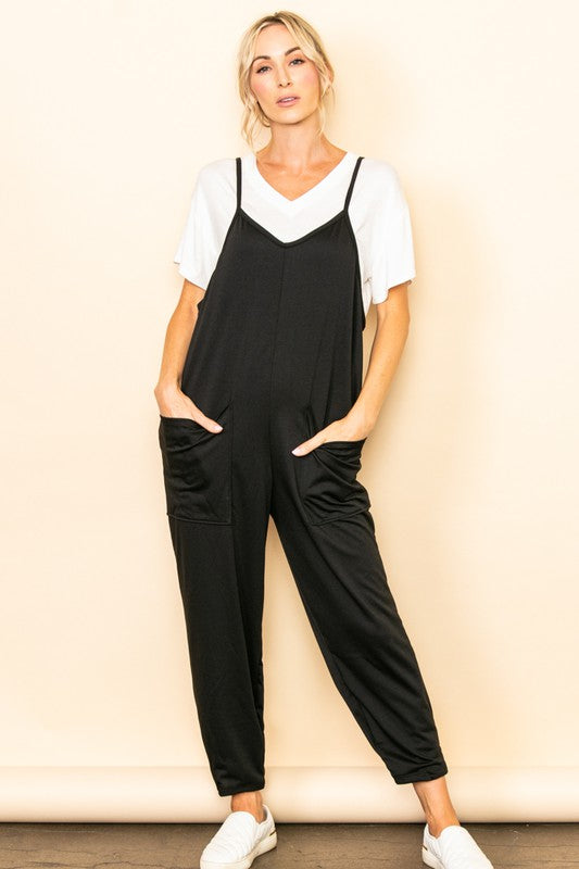 Jogger Fit Overall Jumpsuit