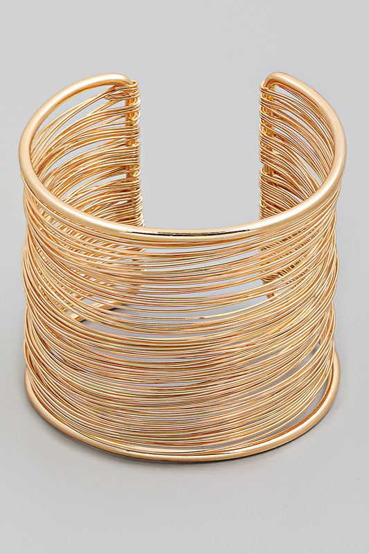 Multi Wire Cuff Bracelet