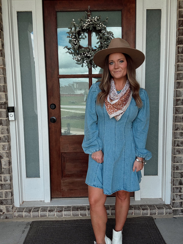 Backroads Blues Denim Dress