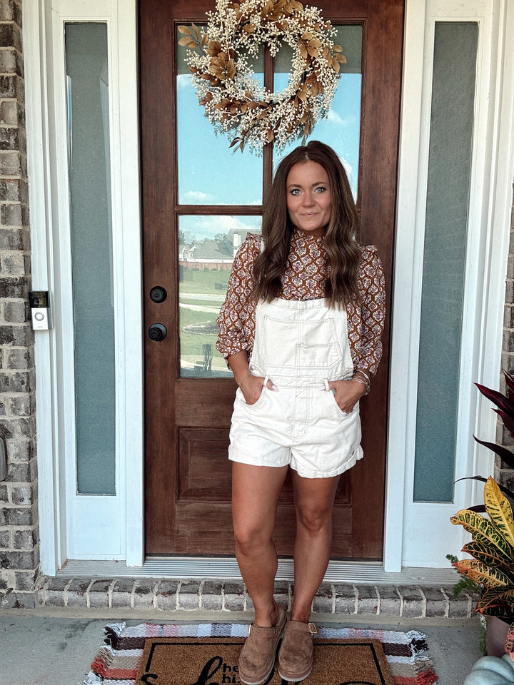 Fall Transition Medallion Blouse