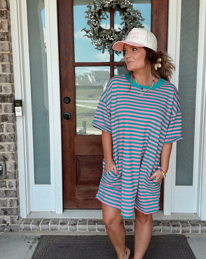 Color Theory Stripe Dress