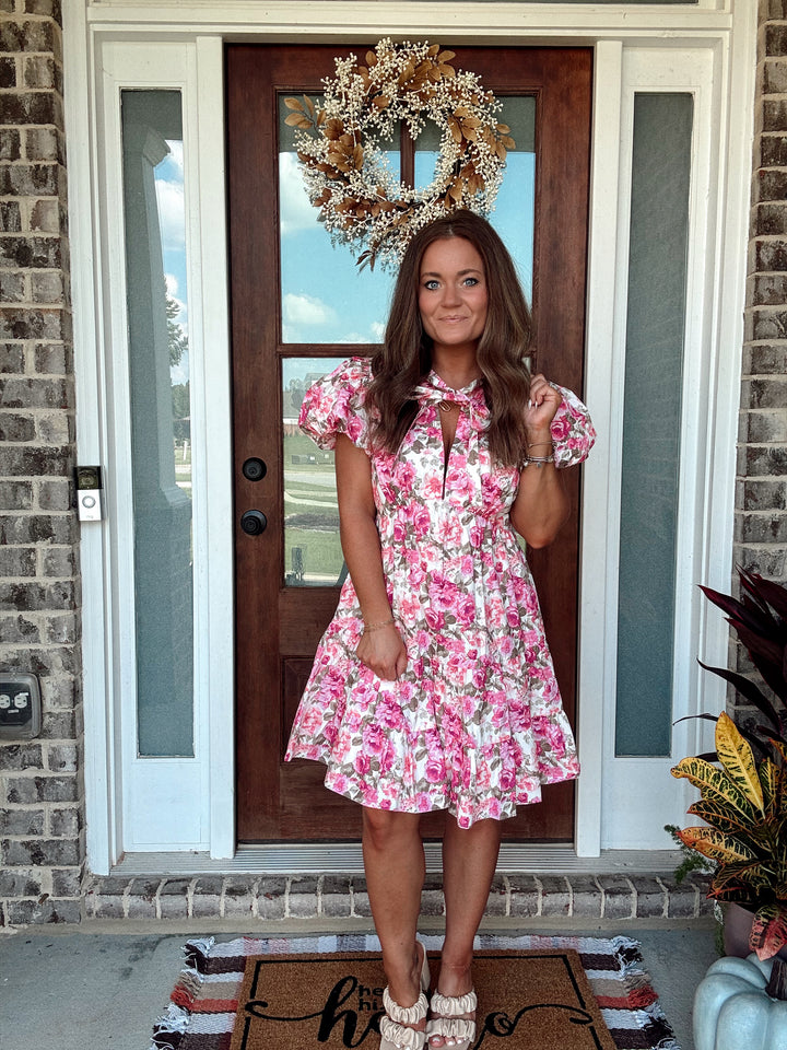 Mulberry Floral Dress