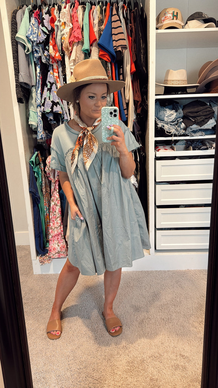 Sunset Hours Contrast Dress