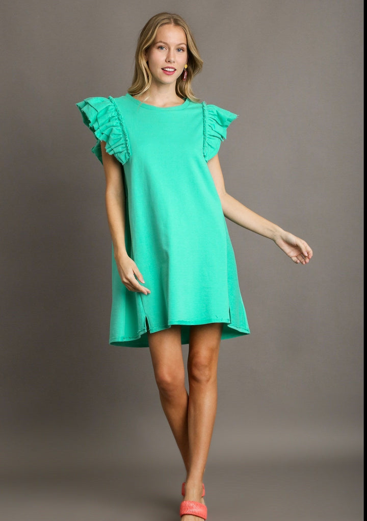 Show You Off Ruffle Dress