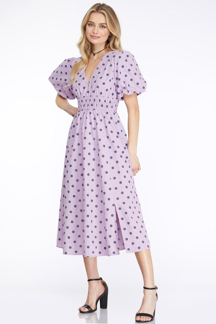 Polka Dot Haven Midi Dress