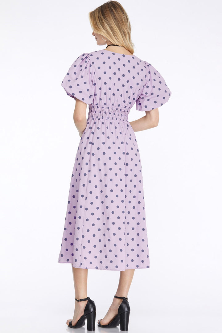 Polka Dot Haven Midi Dress