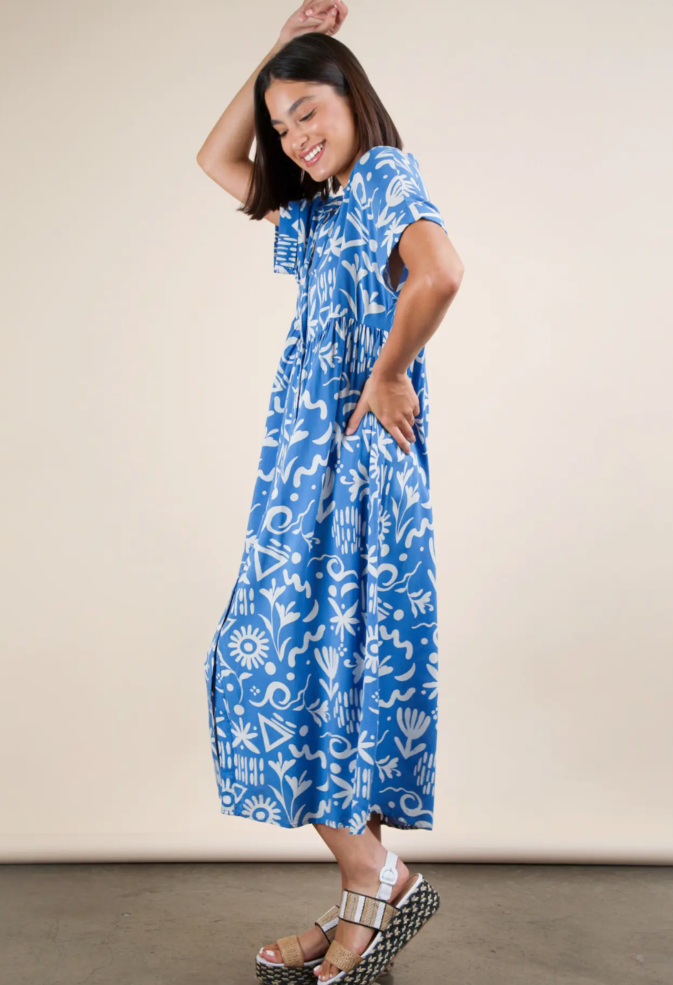 Bohemian Breeze Midi Dress