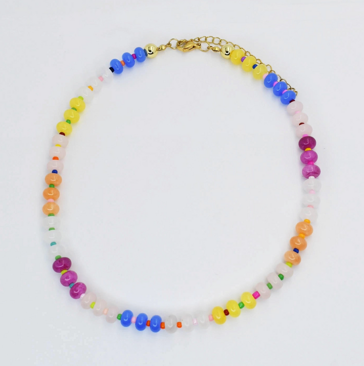 Color Me Happy Gemstone Necklace