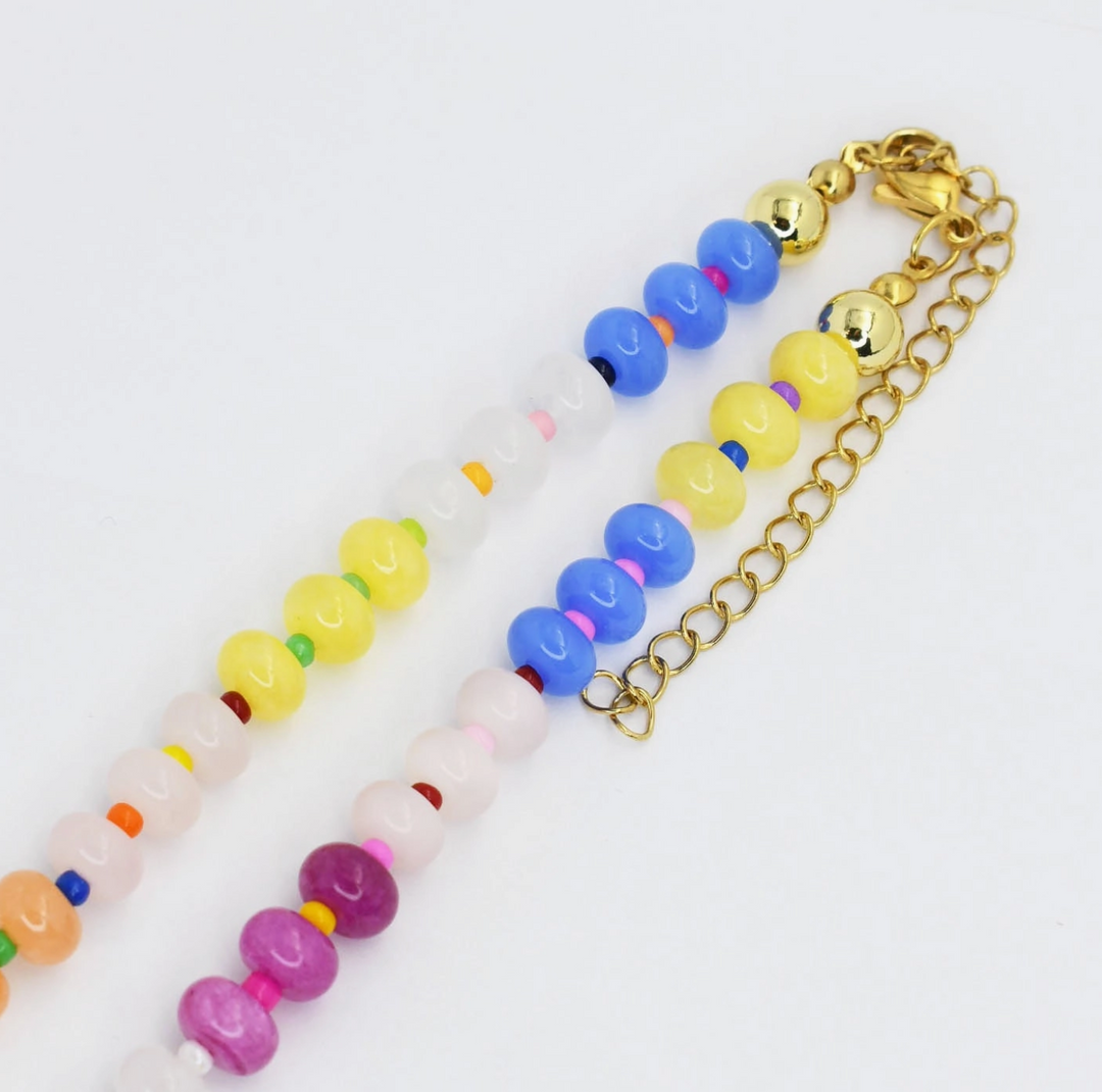 Color Me Happy Gemstone Necklace