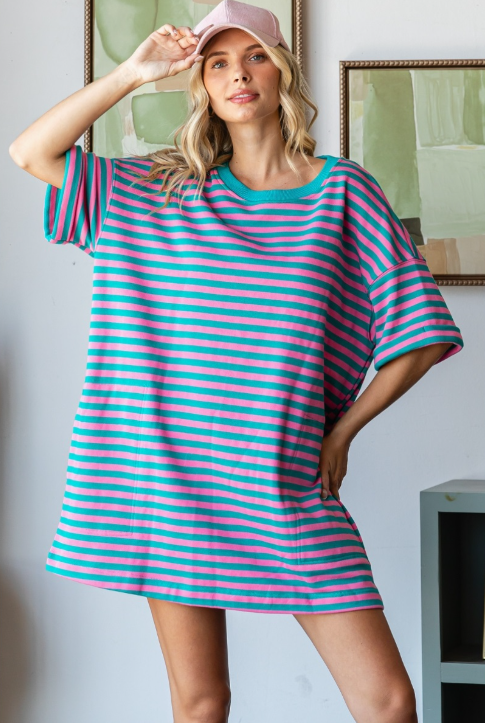 Color Theory Stripe Dress