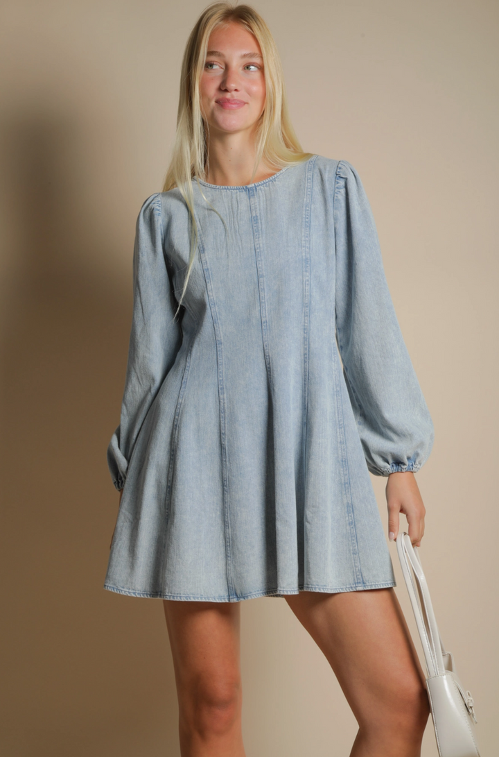 Backroads Blues Denim Dress