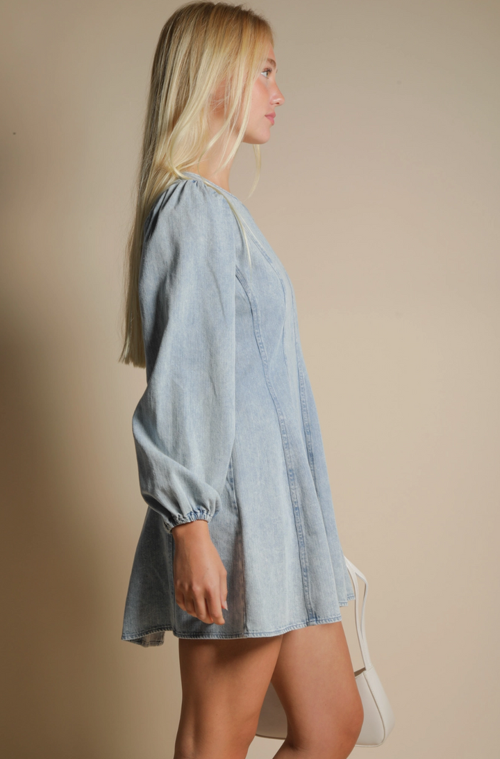 Backroads Blues Denim Dress