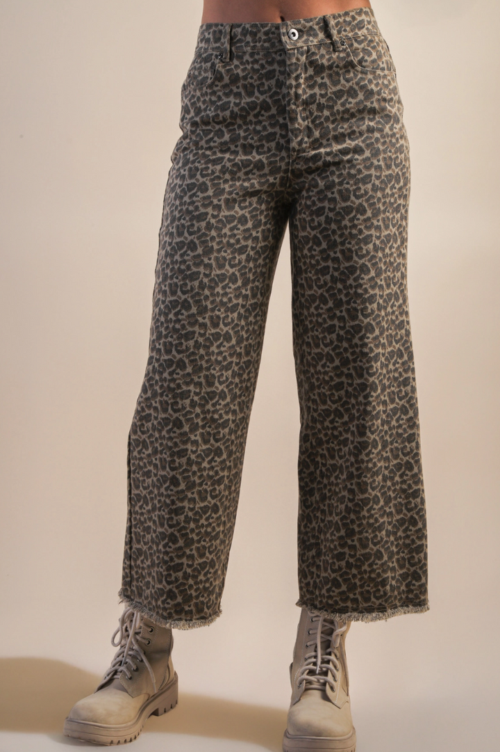Spotted & Chic Straight Pants