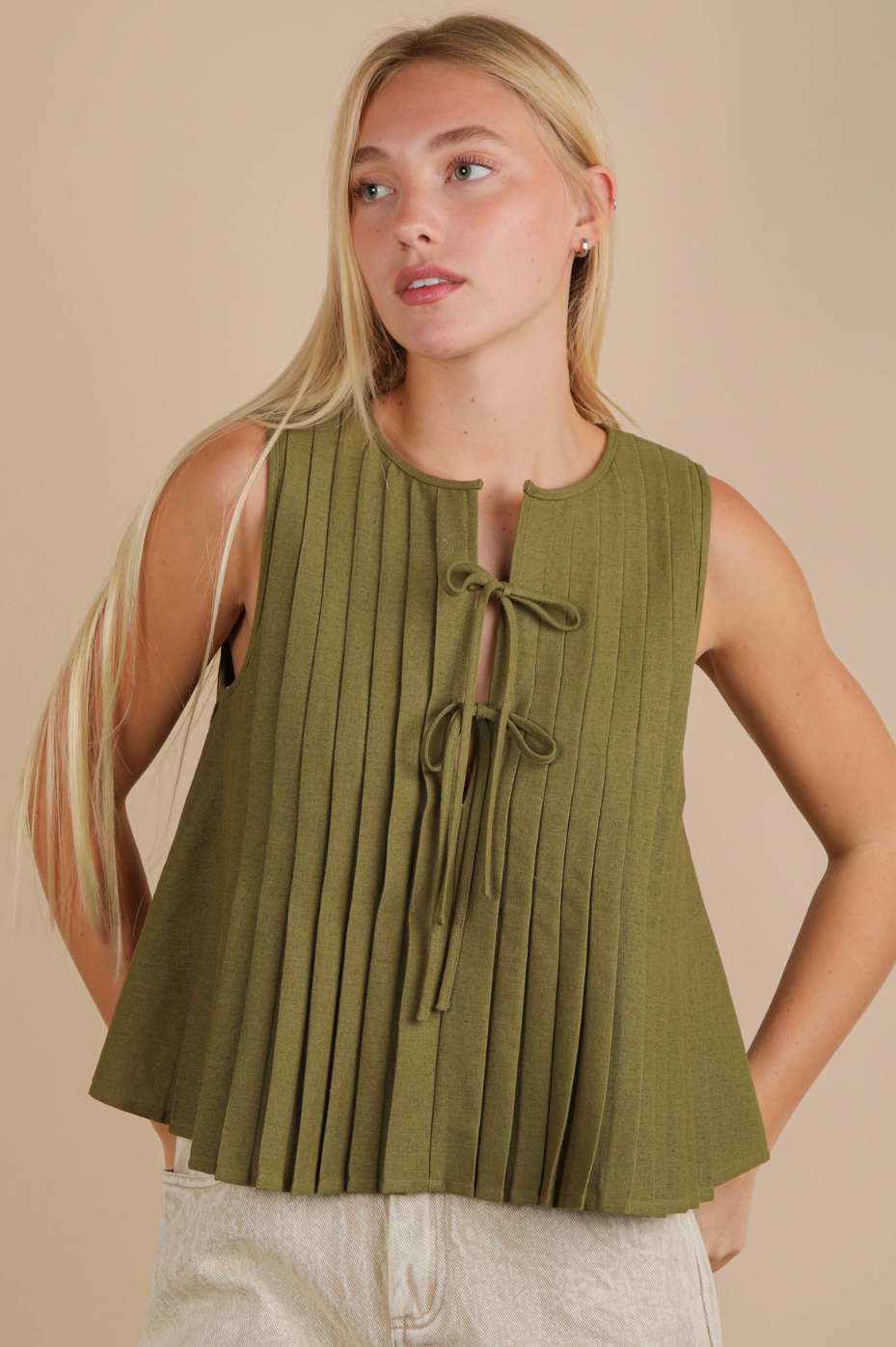 Homestead Pleated Top