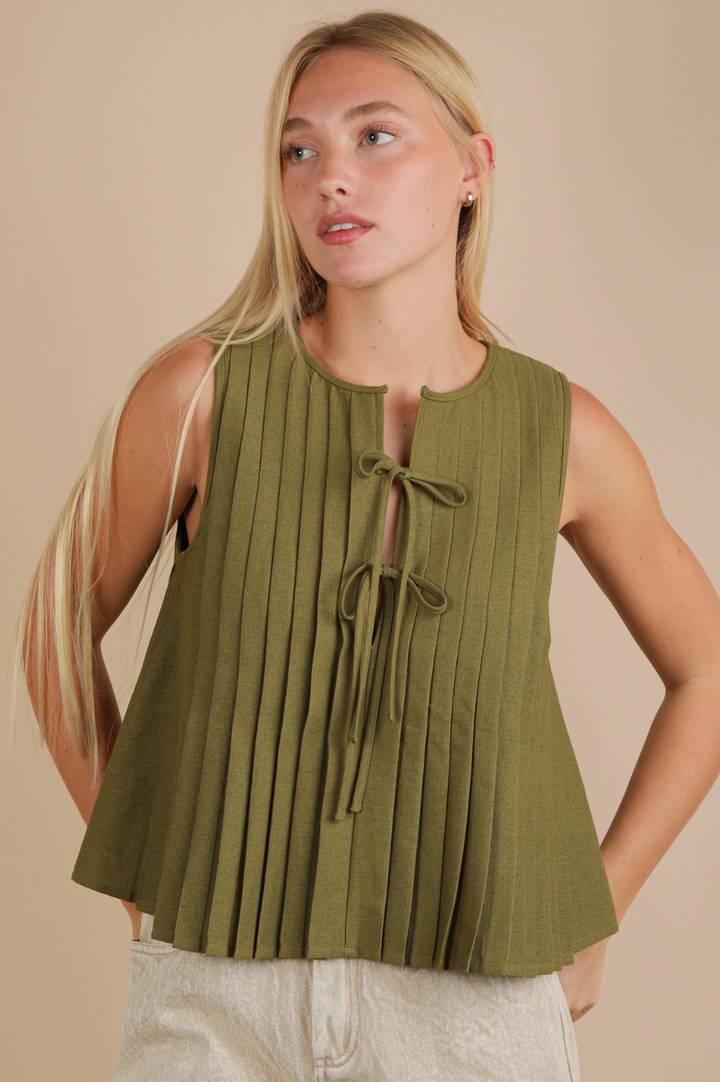 Homestead Pleated Top
