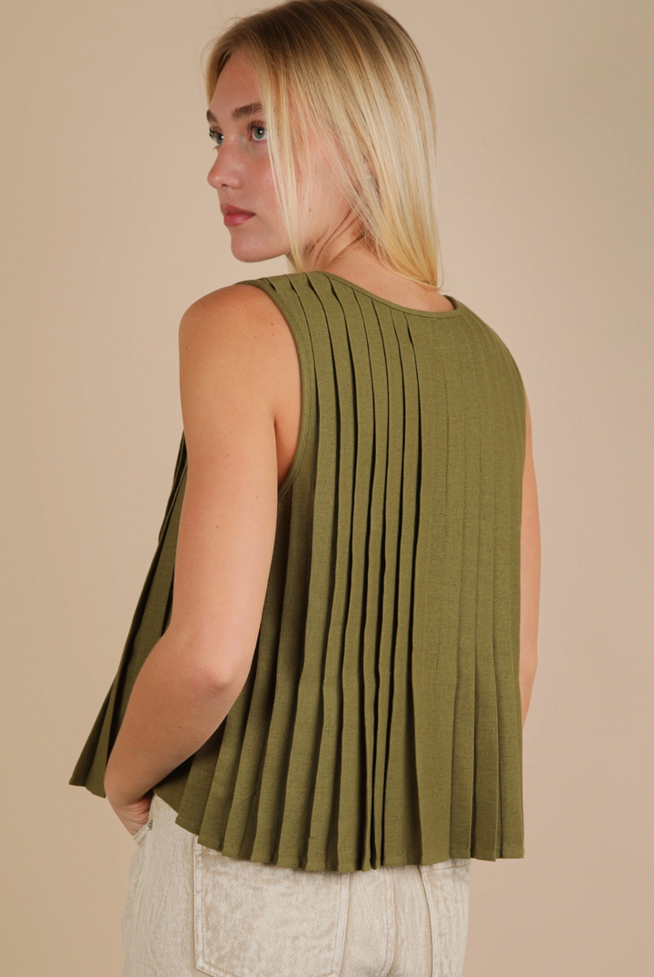 Homestead Pleated Top