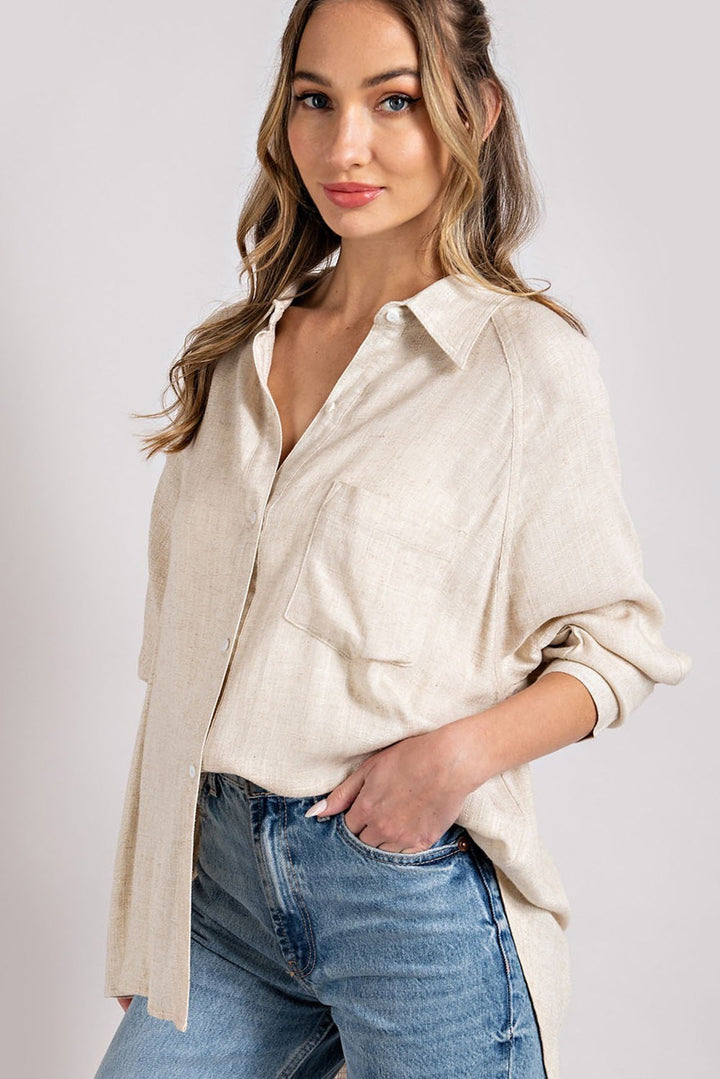 Tides and Tans Linen Top