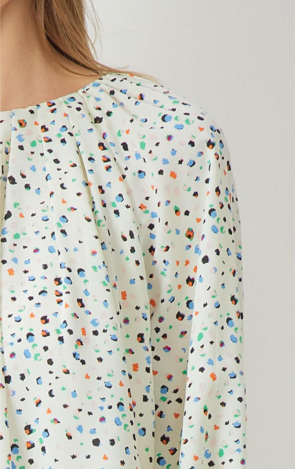 Dotted Spring Blouse
